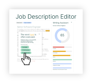 Included's job description editor helps reduce bias